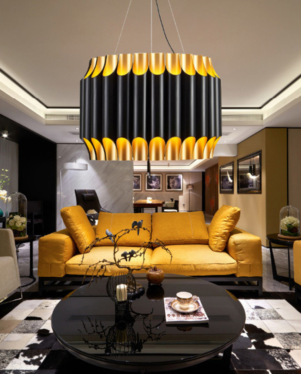 Pendant design lamp  Galliano by Delightfull D80 (Black)