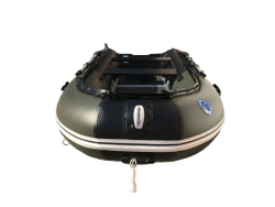 Лодка ПВХ STORMLINE Flexiteek 400 (черно-зеленая/красно-черная) (2024)