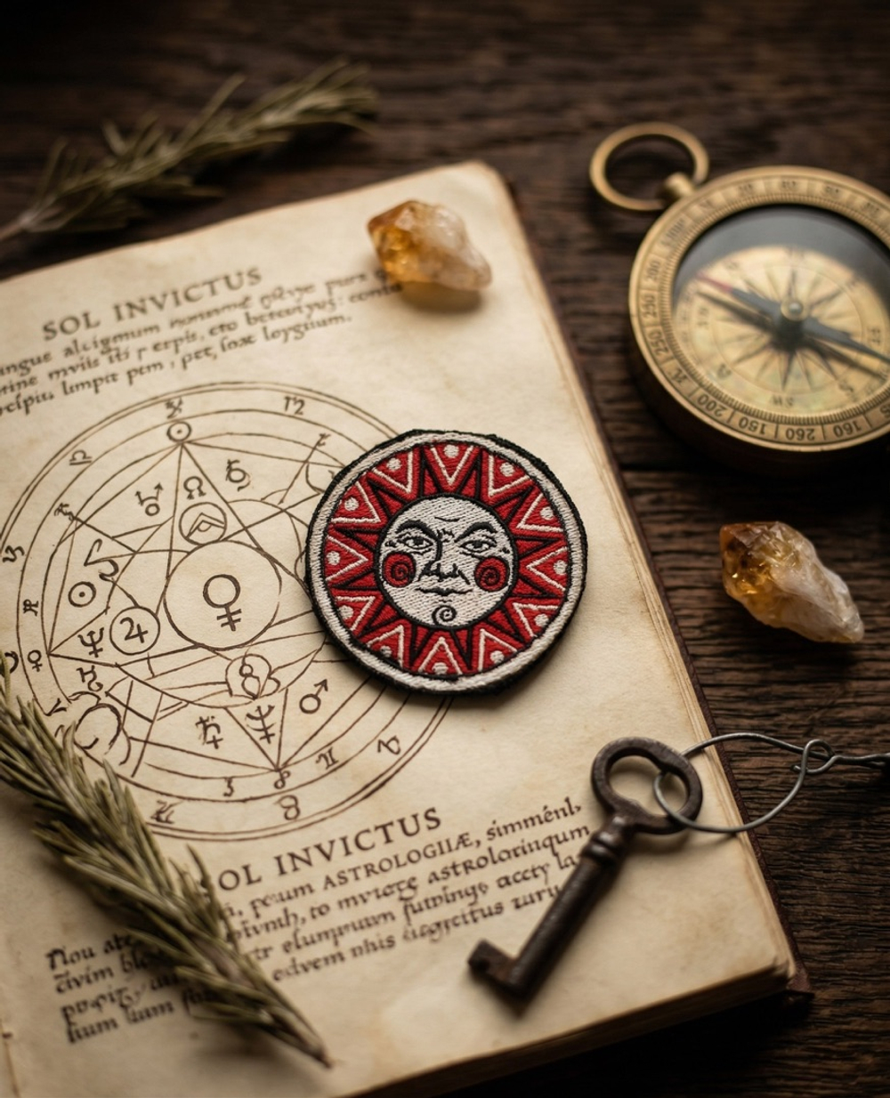 Шеврон Варгградъ «Красно Солнышко» круглый на велкро