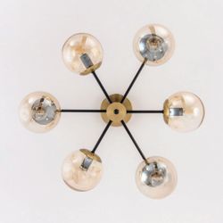 Citilux Шарлиз CL143163 Люстра на штанге Бронза