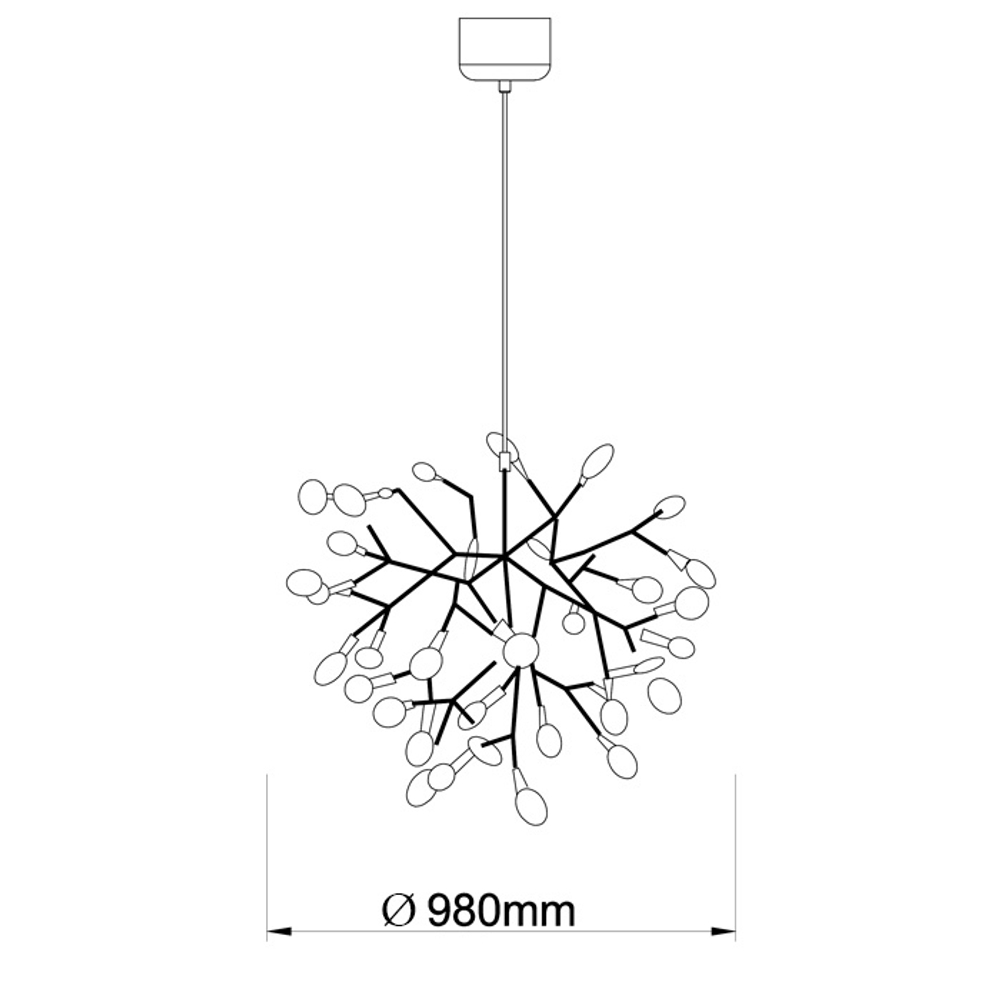 люстра Heracleum D98