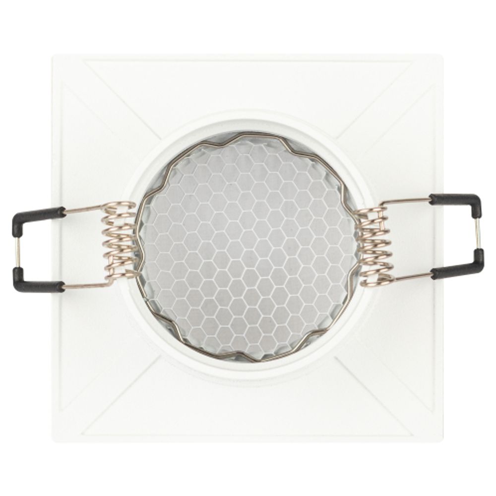 Встраиваемый светильник алюминиевый ЭРА KL110 WH MR16 GU5.3 белый матовый