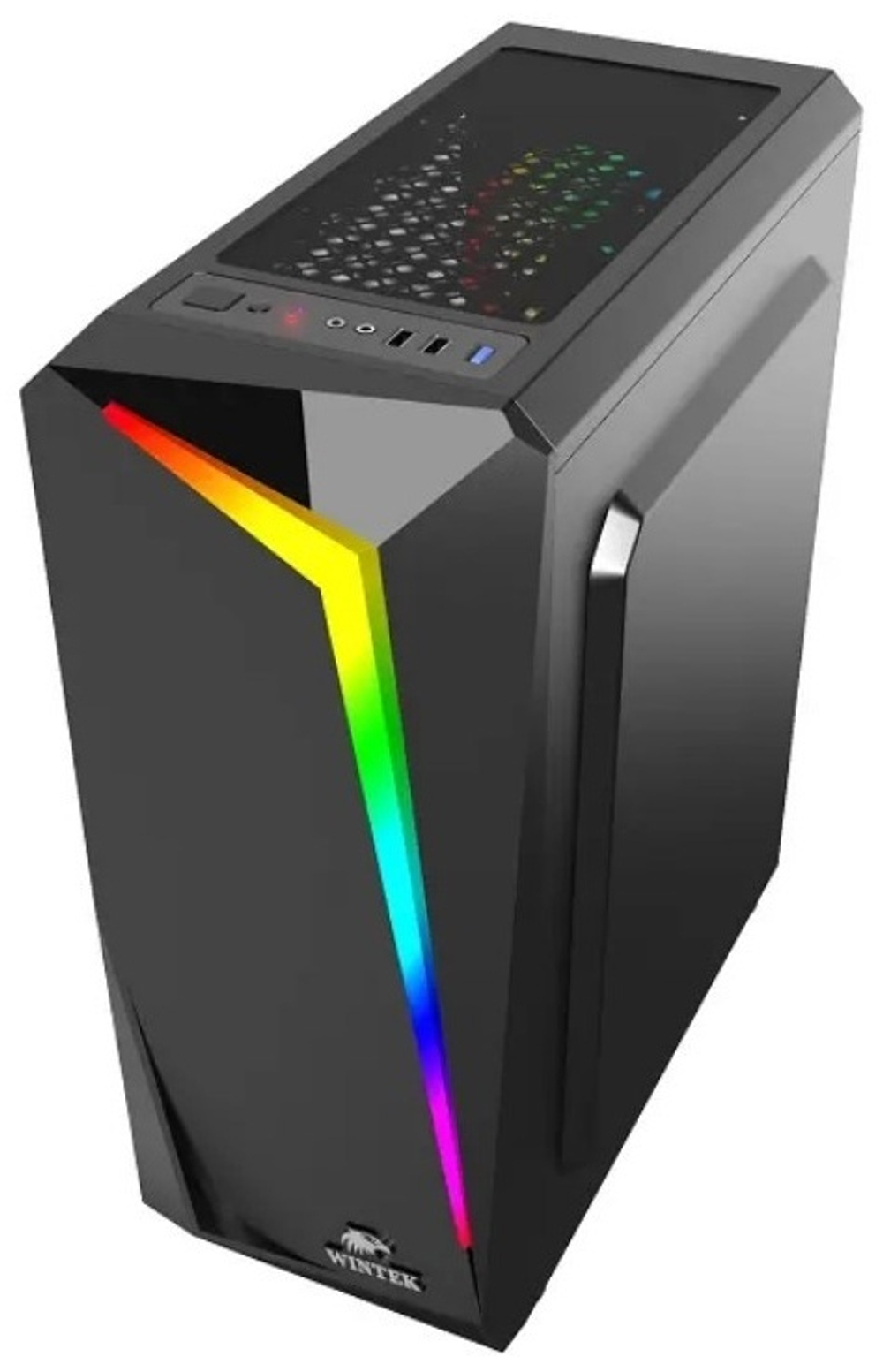 Корпус Wintek D533-B TG черный