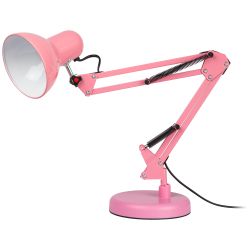 Настольный светильник ЭРА N-214-E27-40W-P розовый | Настольные светильники под лампу
