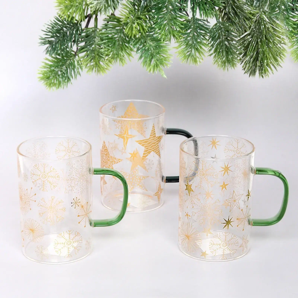 Кружка стеклянная 400мл «Звездная ночь»