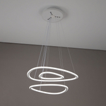 Citilux Неон Смарт CL731A330E RGB Умная подвесная люстра Белая