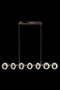 Подвесной светильник 3000-5500K LE7710/7L Black Chrome черный хром Ani Leon