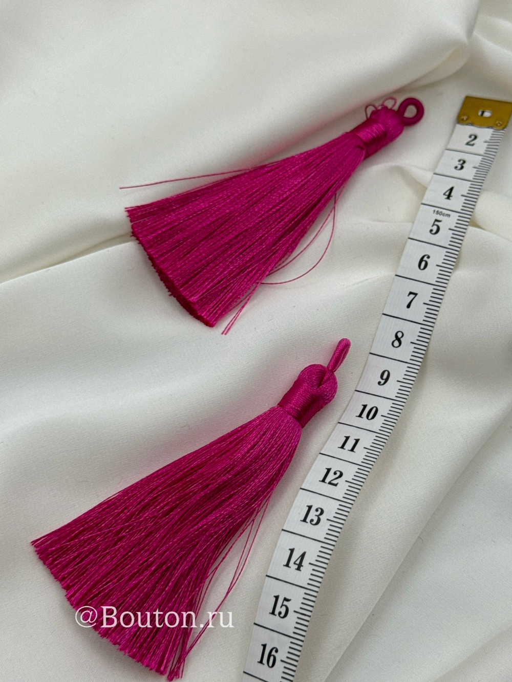 Кисточка для штор пурпурная 8 см