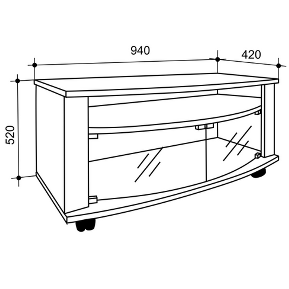 Тумба под ТВ "Мини 2"