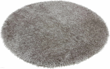 Коврик Silkeborg (d-130 cm.), цвет: серый, материал: полиэстер