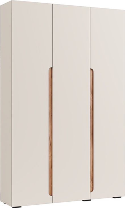 Коллекция Валенсия Шкаф 3х створчатый Кашемир/Софт Сантьяго (набор)