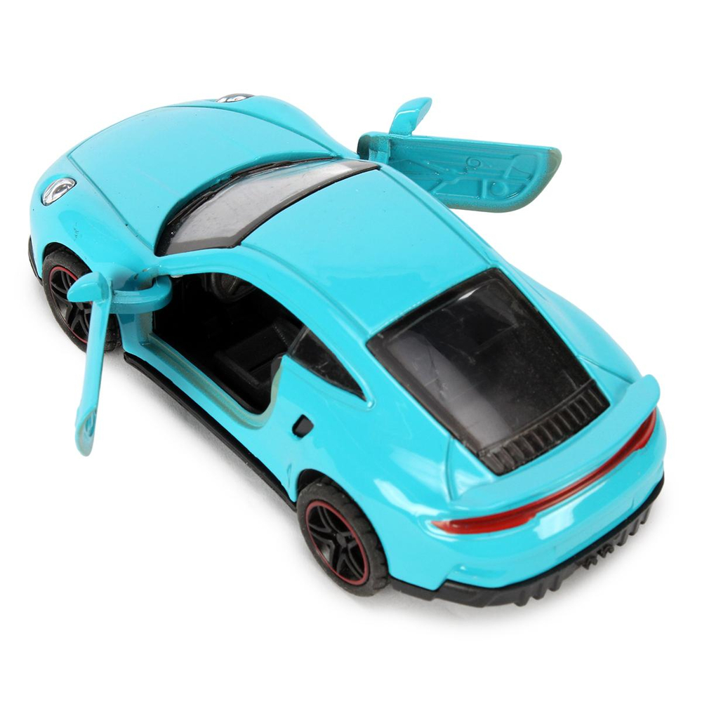 Модель ин. мет. "Porshe 911 Turbo" 10.5см, двери, 2208C0360-R2 (Технопарк)
