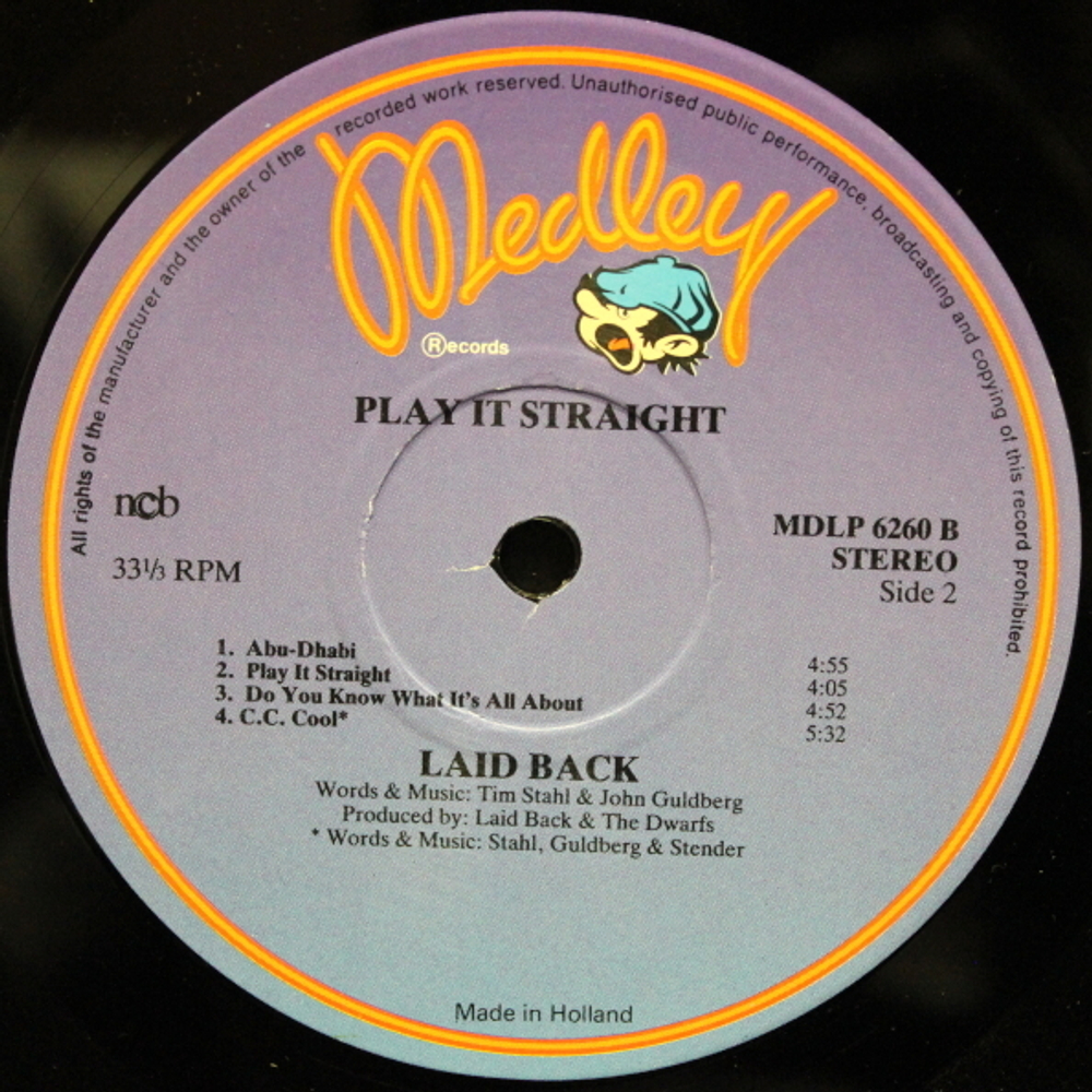 Laid Back / Play It Straight (LP)