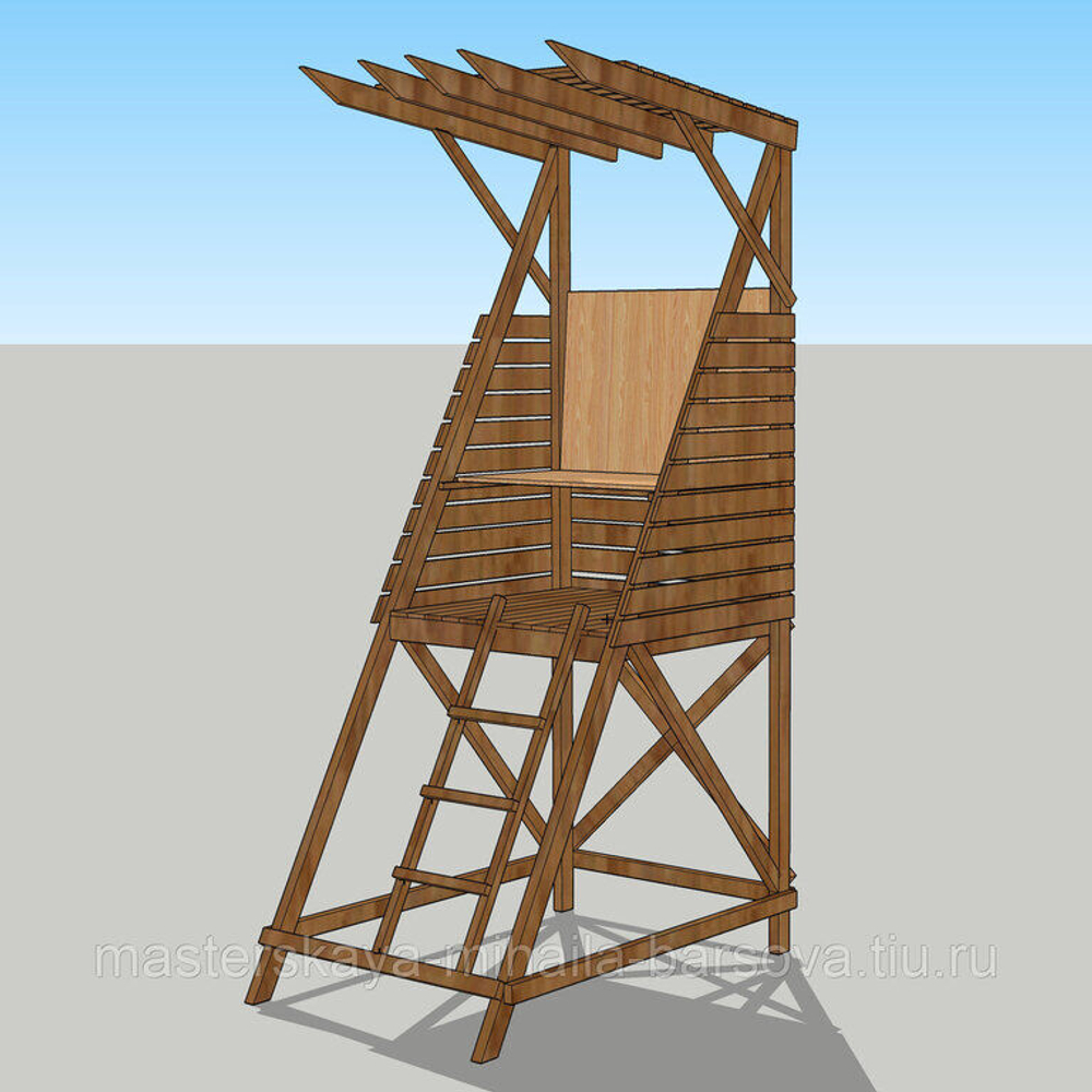Вышка наблюдательная ВИХРЬ 180х130х380 см
