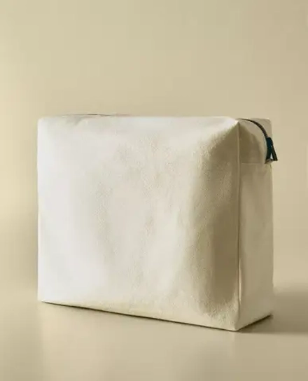 ZARA HOME ПЛЯЖНАЯ КОСМЕТИЧКА, ЭКРЮ