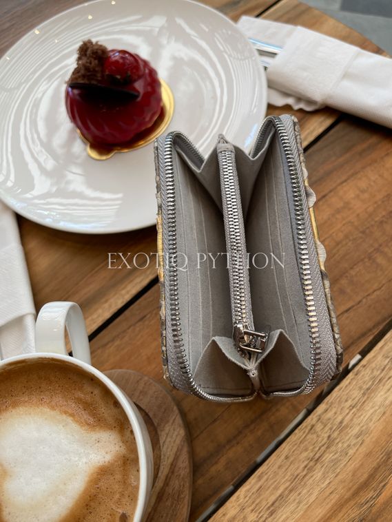 Мини кошелёк из кожи питона WA-123