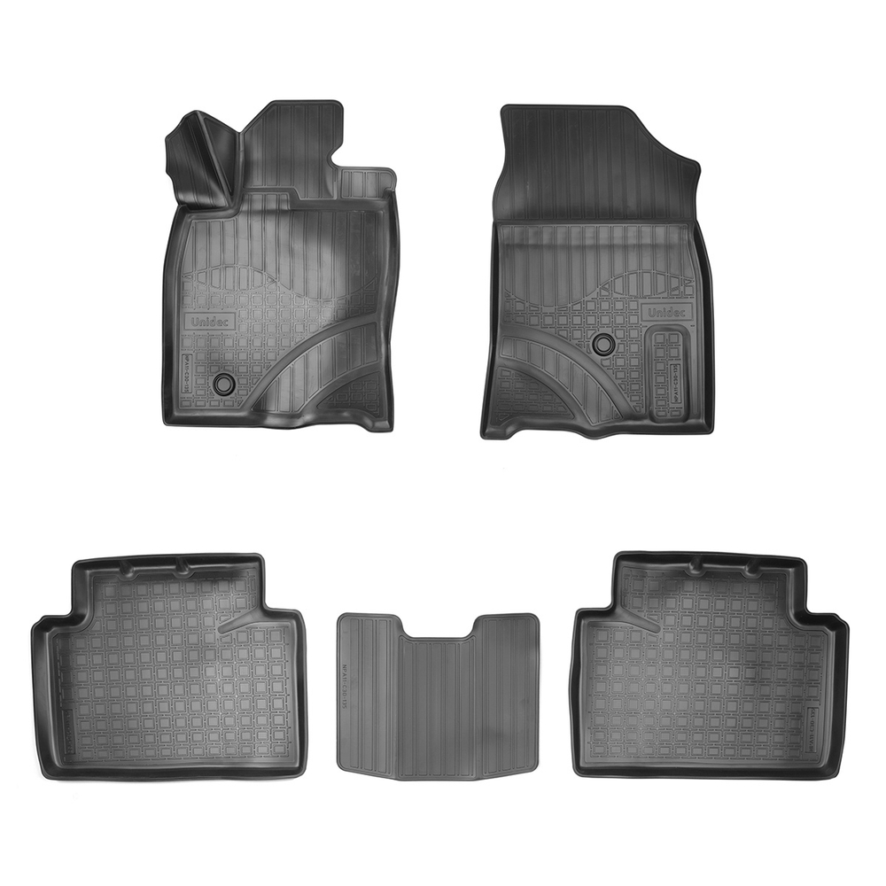 Ковры в салон Norplast/Unidec для Honda Civic X в кузове SD,HB (2015-)Полиуретан,Черный, арт.NPA11-C30-135