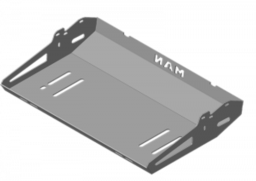 Усиленная защита Motodor радиатора, змеевика компрессора. 6 мм, сталь. для MAN TGS 2007-2021 арт.24817