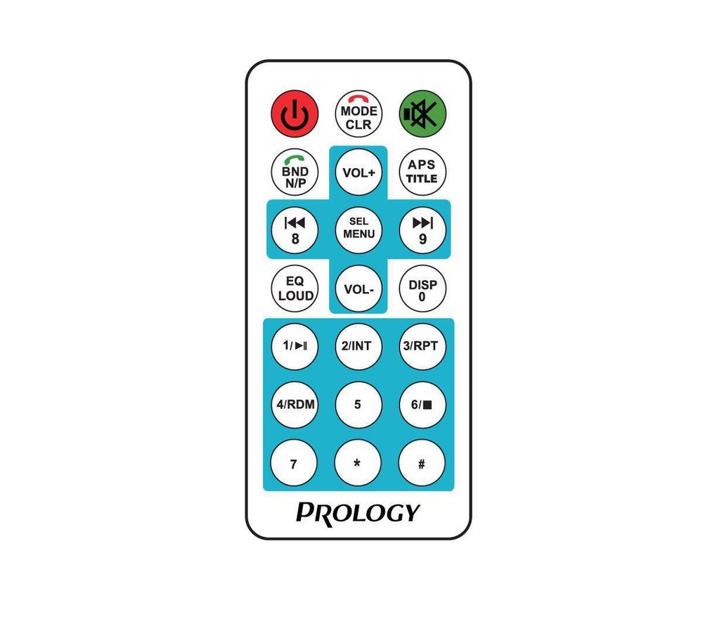 PROLOGY CMX-165 - автомобильный USB/SD- ресивер