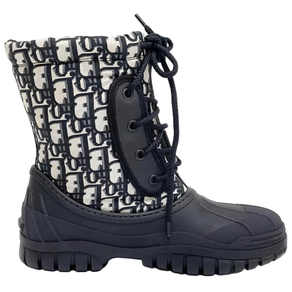 DIOR D Venture Ankle Boots Women"s Blue