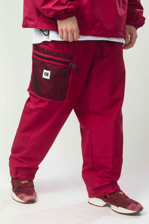 Штаны Square Pants Wide бордовые - фото 2