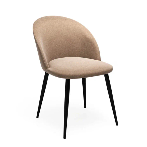 Стул Соло Темно-бежевый Ultra Cocoa / Черный