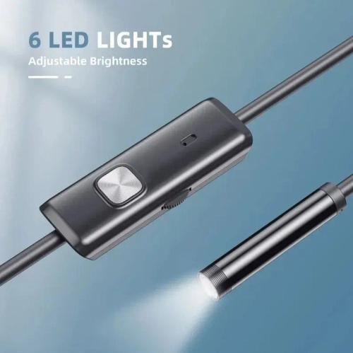 Эндоскоп для смартфона, жёсткий провод PC Android 2 м