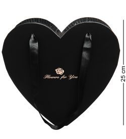 WG-99/2-B Коробка бол. «Сердце» цв.черный