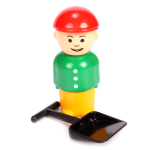 Паровозик Ромашка с вагоном (Форма)