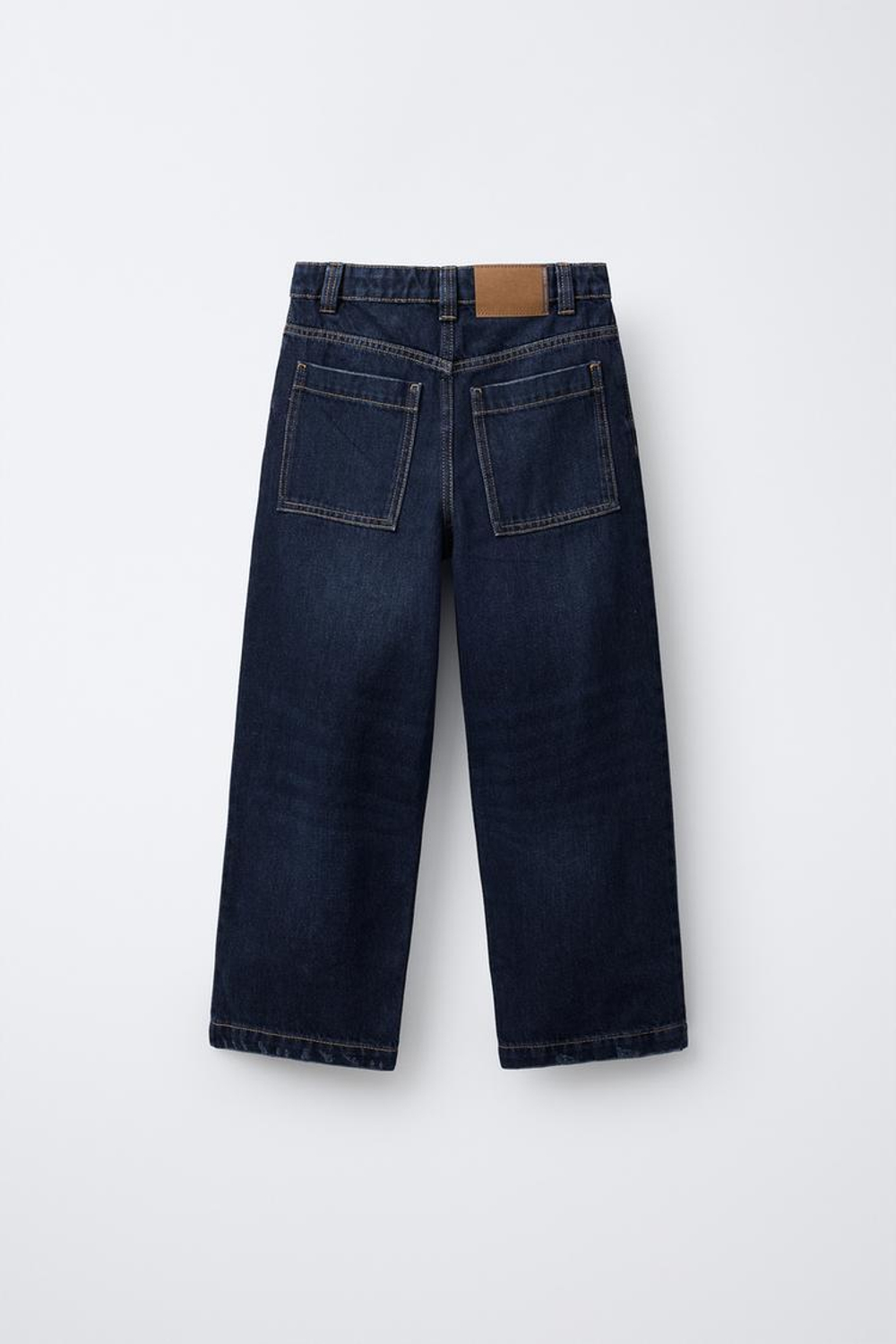 ZARA ДЖИНСЫ СВОБОДНОГО КРОЯ, СИНИЙ