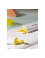 Маркер текстовыделитель DELI Macaron 1-5мм, скошенный, желтый ES621