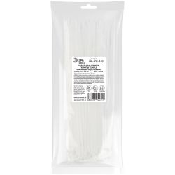 Кабельная стяжка ЭРА NO-224-192 (хомут) нейлоновая 3.6 х 300 мм белая (100 шт/уп) Simple