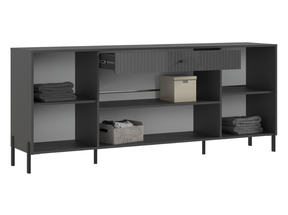 Комод "Оливия" (графит/графит глянец), МФ Миф, г. Пенза