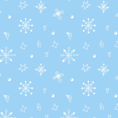 Бесшовный принт со снежинками