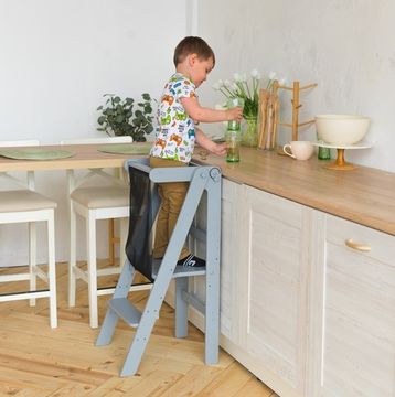 Пенал для башни помощника, серый