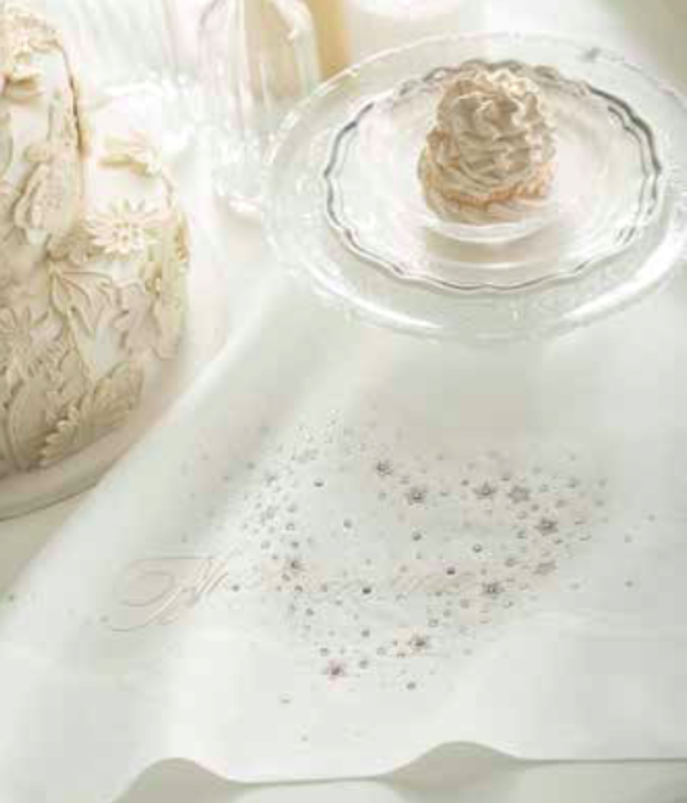 Скатерть 180x300 Blumarine Tov Buore Feste Perla фото