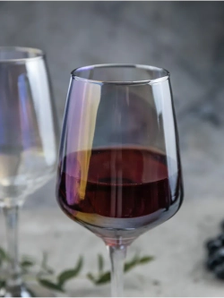 Набор бокалов для вина, 450 мл, 6 шт. перламутровые