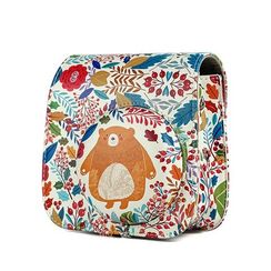 İnstax fotoaparat üzlüyü \ Instant Camera Case Mini 8, 9, 11 bear autumn
