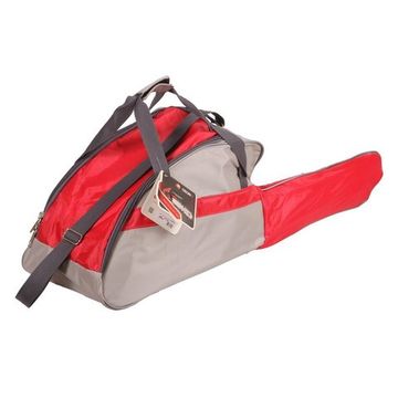Сумка для бензопилы R-7124 (св.серый+красн)
