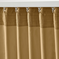 IKEA SANELA  (ИКЕА САНЕЛА)  -  Штора, 2 шт, на ленте/бежевый/желтый, 140x300 см