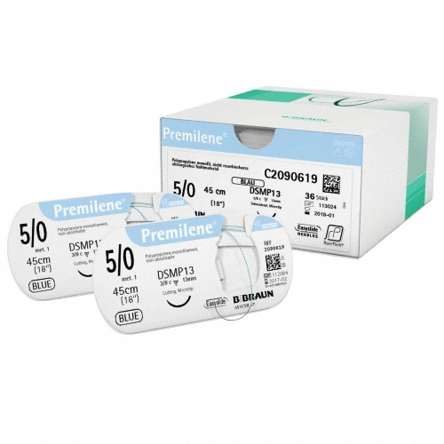 Нить нерассасывающаяся Премилен Premilene 75см B. Braun