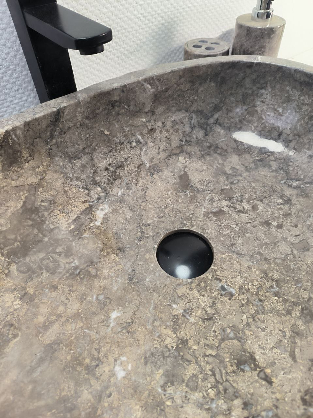 Раковина из мрамора Erozy Grey EM-65097 59*41*15 0888