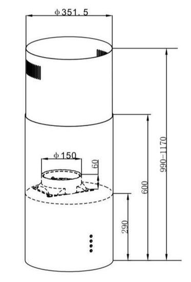 Вытяжка MAUNFELD Lee Light 35 isla нержавеющая сталь