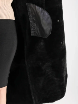 Дубленка зимняя натуральная длинная