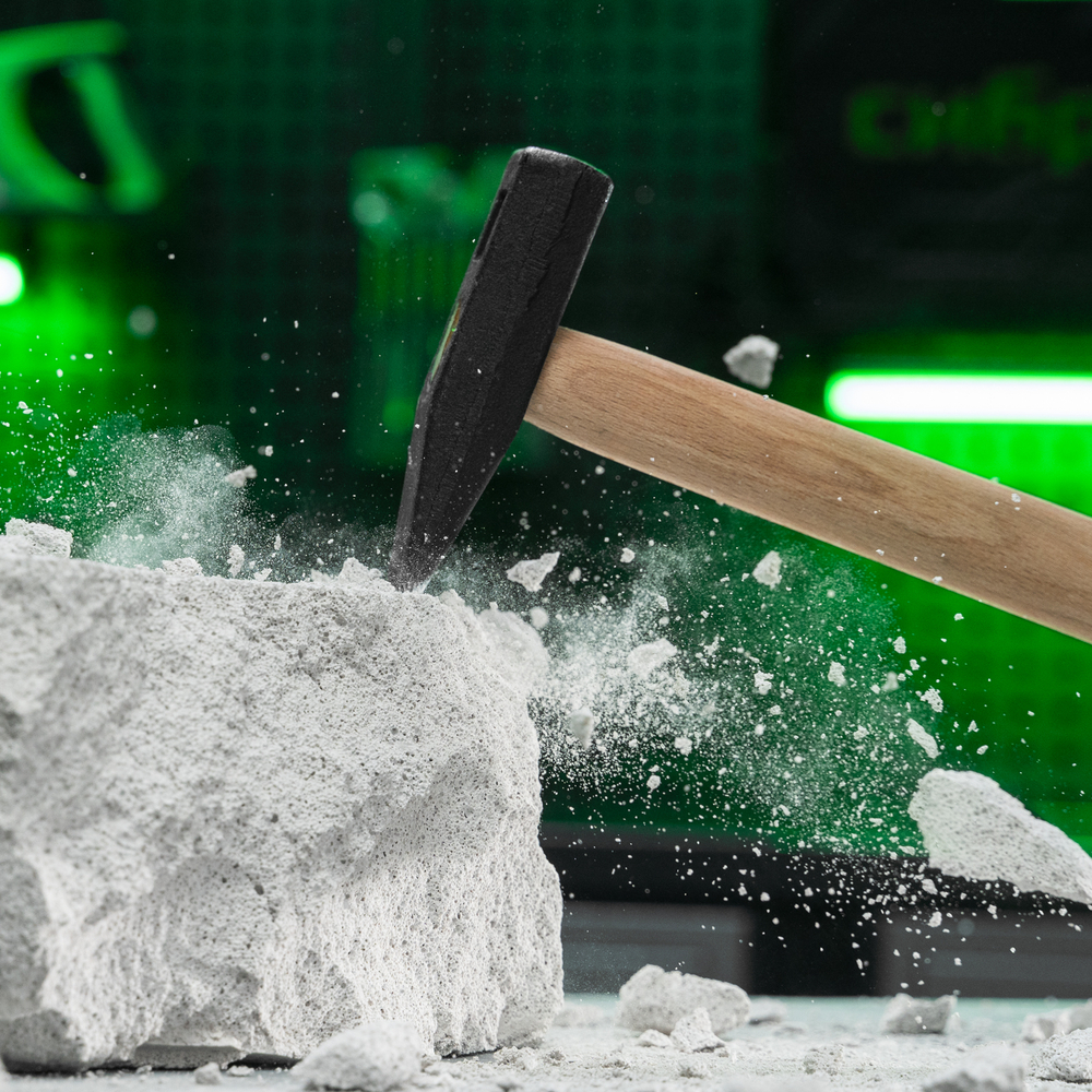 Молоток слесарный, 300 г, квадратный боек, деревянная рукоятка// Сибртех