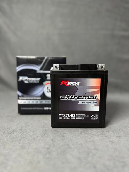 RDRIVE extremal silver AGM 12В 6.3Ач 100А