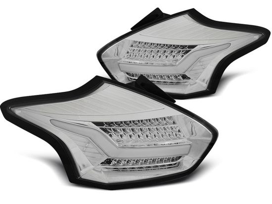 Задние фонари CHROME SEQ LED для Ford Focus 3(III) FL hatchback