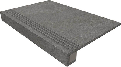 Комплект (Ступень LN03 (33x120) непол. (прямоугол. бортик) + Подступенок (14,5x120))