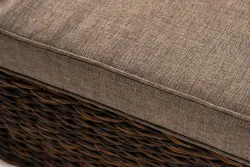 "Лунго" трансформирующаяся лаунж-зона из искусственного ротанга (гиацинт), цвет коричневый