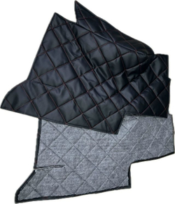 Коврики (утеплитель) под сиденья УАЗ 452 Буханка (красная нить ромб)